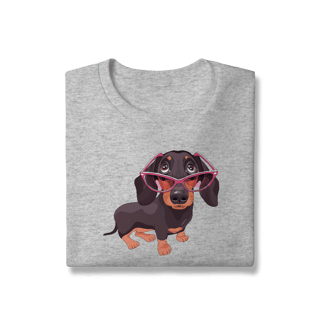 Nome do produto Moletom Blusão Dachshund de Óculos