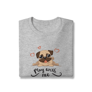 Nome do produto Moletom Blusão Pug Play With Me