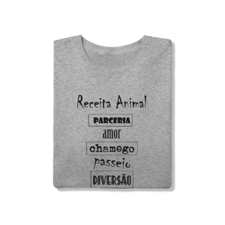 Nome do produto Camiseta Cachorro Receita Animal