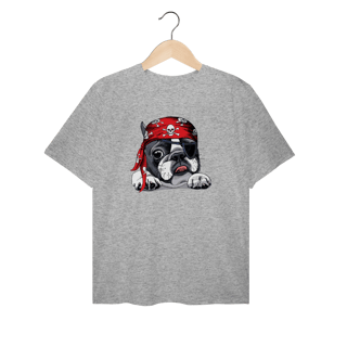 Nome do produto Camiseta Plus Size Bulldog Francês Pirata