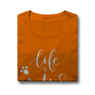 Nome do produto Baby Look Life is Better With a Dog