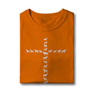 Nome do produto Camiseta Infantil Cachorro Cruz - Amizade Fiel