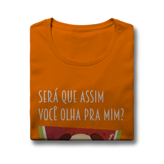 Nome do produto Baby Look Cachorro Melancia - Será Que Assim Você Olha Pra Mim?