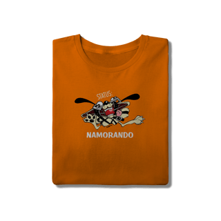 Nome do produto Camiseta Cachorro Status Namorando
