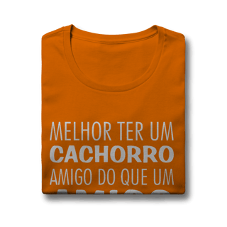 Nome do produto Baby Look Cachorro Amigo ou Amigo Cachorro