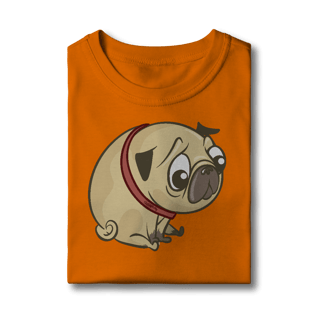 Nome do produto Camiseta Infantil Pug Carente