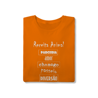 Nome do produto Camiseta Cachorro Receita Animal
