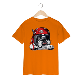 Nome do produto Camiseta Infantil Bulldog Francês Pirata