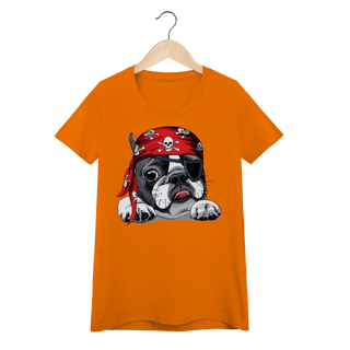 Nome do produto Baby Look Bulldog Francês Pirata