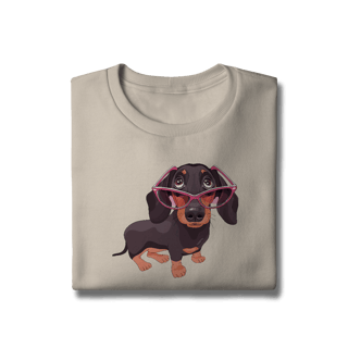 Nome do produto Moletom Blusão Dachshund de Óculos