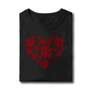 Nome do produto Camiseta Infantil Coração - I Love My Dog