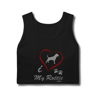 Nome do produto Regata Rottweiler - I Love My Rottie