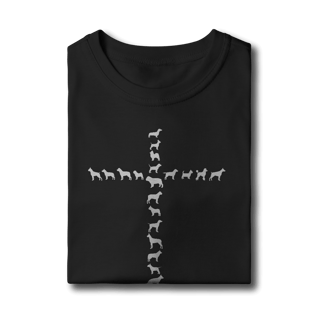 Nome do produto Camiseta Infantil Cachorro Cruz - Amizade Fiel