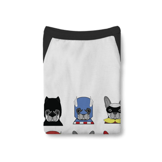 Nome do produto Camiseta para Cachorro - Super-Heróis
