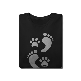 Nome do produto Camiseta Cachorro Pegadas