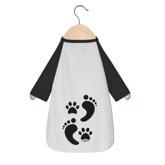 Camiseta para Cachorro - Pegadas