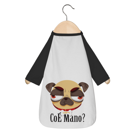 Camiseta para Cachorro - Pug CoÉ Mano