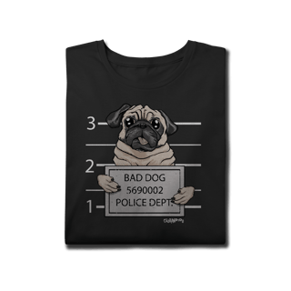 Nome do produto Camiseta Pug Bad Dog