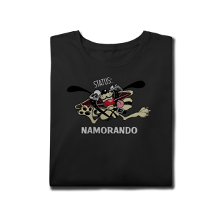 Nome do produto Camiseta Cachorro Status Namorando