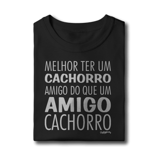 Nome do produto Camiseta Infantil Cachorro Amigo ou Amigo Cachorro