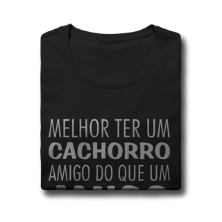 Nome do produto Baby Look Cachorro Amigo ou Amigo Cachorro