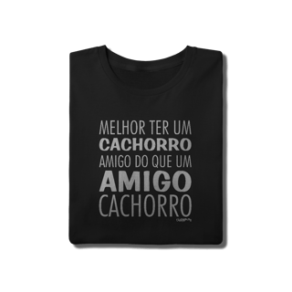 Nome do produto Camiseta Cachorro Amigo ou Amigo Cachorro