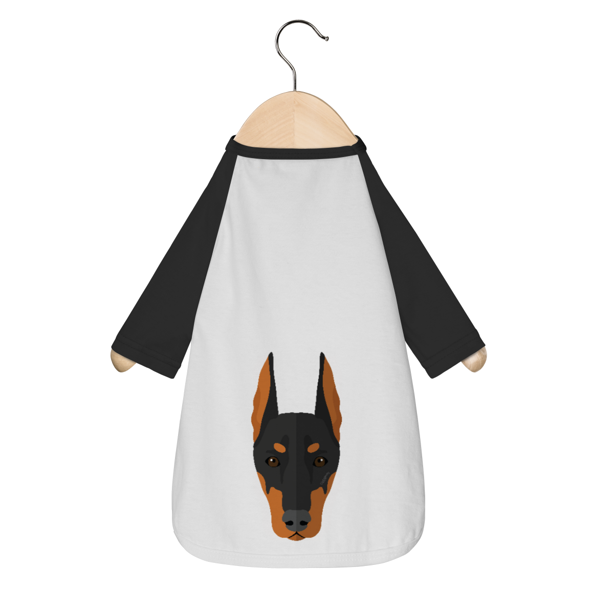 Nome do produto: Camiseta para Cachorro - Doberman