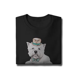 Nome do produto Moletom Blusão West Terrier de Gravata e Chapéu