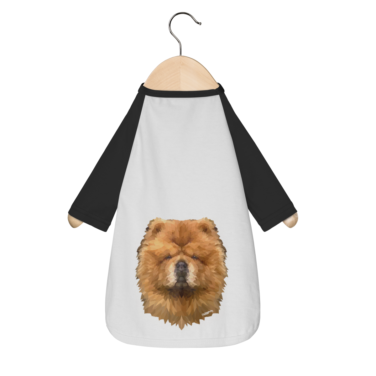Nome do produto: Camiseta para Cachorro - Chow Chow Mosaico