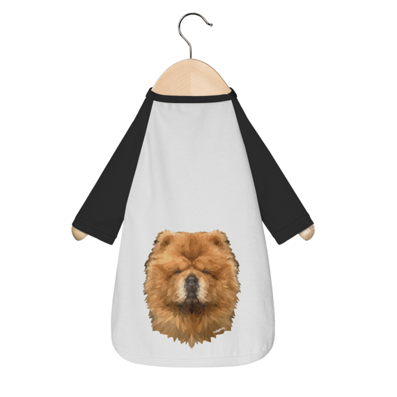 Camiseta para Cachorro - Chow Chow Mosaico