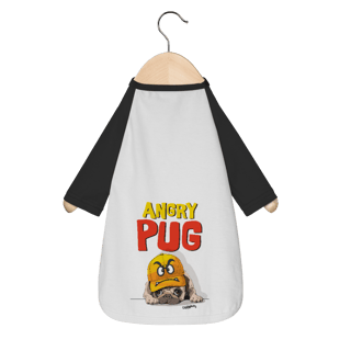 Nome do produto Camiseta para Cachorro - Angry Pug