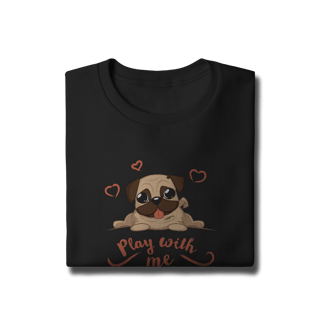 Nome do produto Moletom Blusão Pug Play With Me