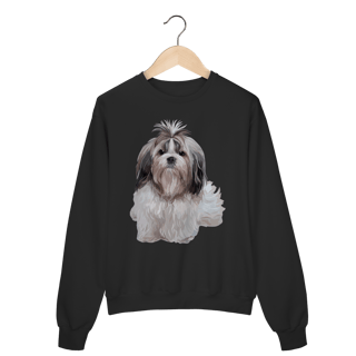 Nome do produto Moletom Blusão Shih Tzu Realista