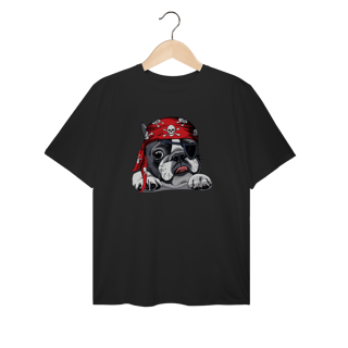 Nome do produto Camiseta Plus Size Bulldog Francês Pirata