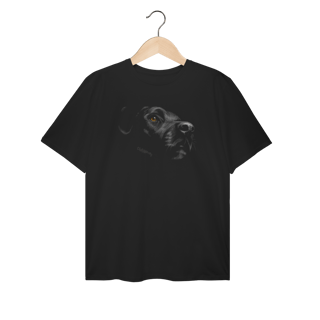 Nome do produto Camiseta Plus Size Labrador Retriever Preto