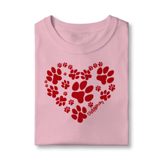 Nome do produto Camiseta Infantil Coração - I Love My Dog