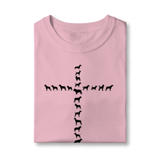 Nome do produto Camiseta Infantil Cachorro Cruz - Amizade Fiel