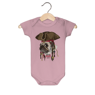 Nome do produto Body Bebê Pug Pirata