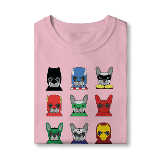 Nome do produto Camiseta Infantil Cachorros Super-Heróis