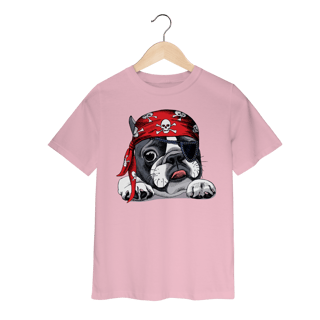 Nome do produto Camiseta Infantil Bulldog Francês Pirata