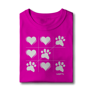 Nome do produto Camiseta Infantil Jogo da Velha