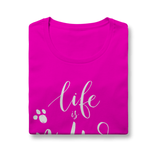 Nome do produto Baby Look Life is Better With a Dog