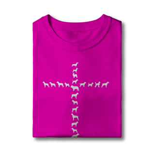 Nome do produto Camiseta Infantil Cachorro Cruz - Amizade Fiel