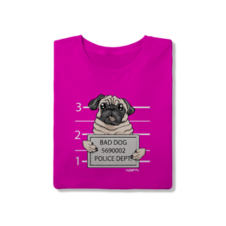 Nome do produto Camiseta Pug Bad Dog