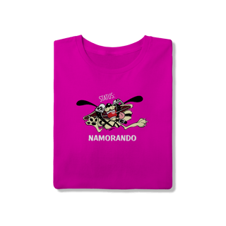 Nome do produto Camiseta Cachorro Status Namorando