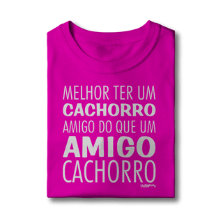 Nome do produto Camiseta Infantil Cachorro Amigo ou Amigo Cachorro