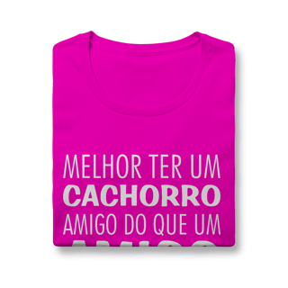 Nome do produto Baby Look Cachorro Amigo ou Amigo Cachorro
