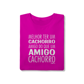 Nome do produto Camiseta Cachorro Amigo ou Amigo Cachorro