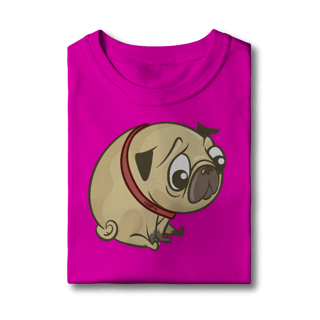 Nome do produto Camiseta Infantil Pug Carente