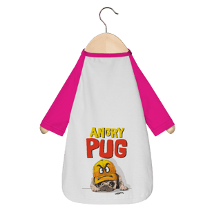 Nome do produto Camiseta para Cachorro - Angry Pug